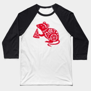 Year of the Pizza Rat 2020 Baseball T-Shirt